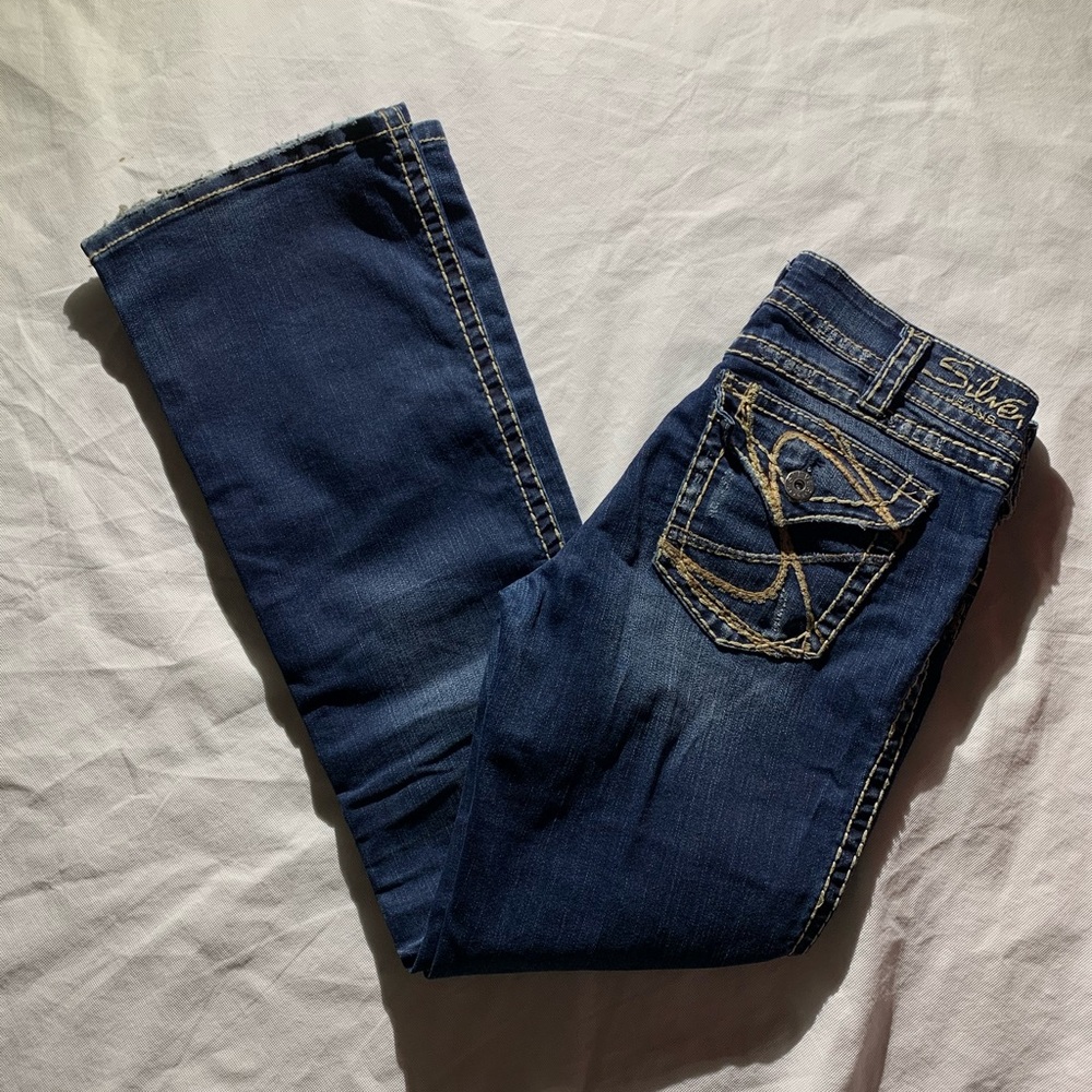 Silver Jeans Size 31 Suki Surplus Bootcut